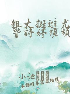 粗大挺进尤物女警诗婷视频