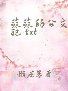 苏苏的公交车日记 txt