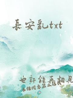 长安乱txt