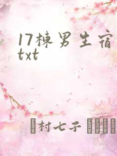 17栋男生宿舍txt