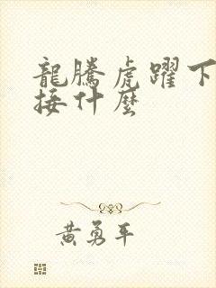 龙腾虎跃下一句接什么