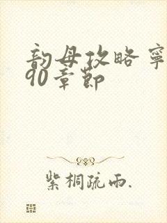 韵母攻略宁秋婉90章节