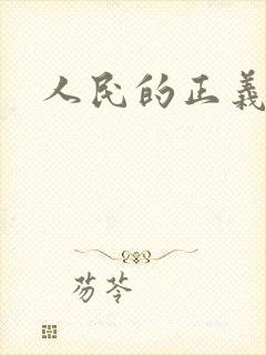 人民的正义小说