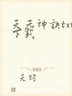 天元神诀txt下载