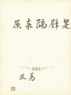 原来隔壁是总裁