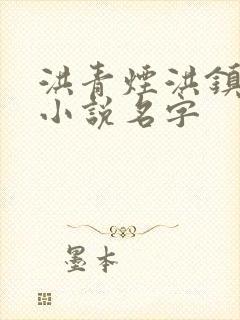 洪青烟洪镇国的小说名字