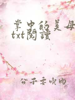 掌中的美母版主txt阅读