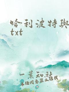 哈利波特与密室txt