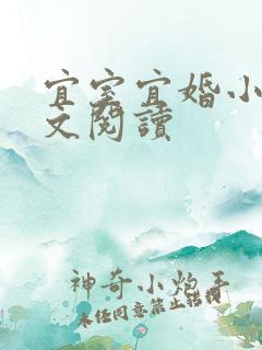 宜室宜婚小说全文阅读