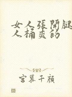 女人张开腿让男人桶爽的