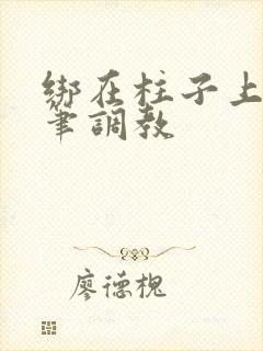 绑在柱子上用毛笔调教