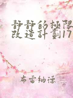 静静的极限自我改造计划17