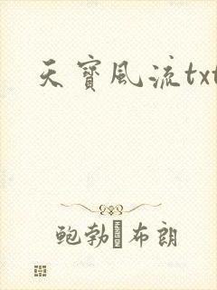 天宝风流txt