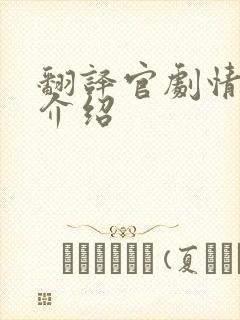 翻译官剧情分集介绍