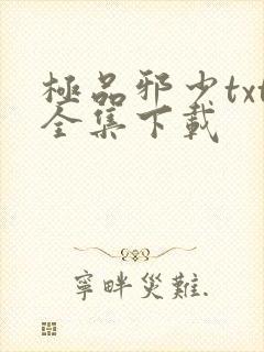 极品邪少txt全集下载