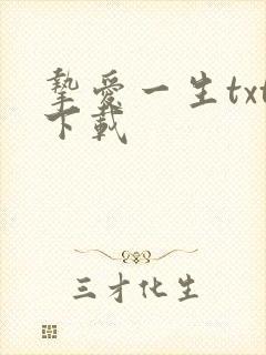 挚爱一生txt下载