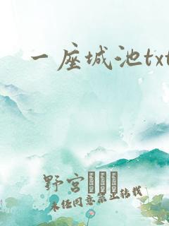 一座城池txt