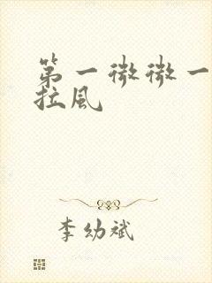 第一微微一笑很拉风