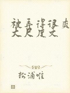 被弄得很爽～h大尺度文