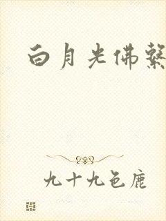 白月光佛系日常