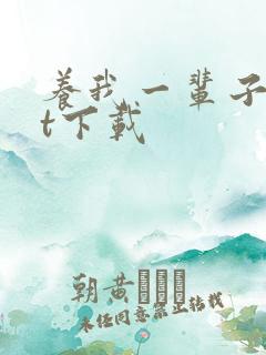 养我一辈子txt下载