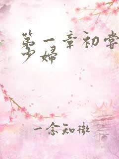 第一章初尝云雨少妇