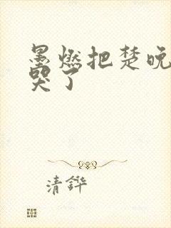 墨燃把楚晚宁C哭了