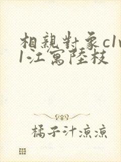 相亲对象c1v1江寓陆枝