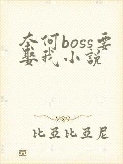 奈何boss要娶我小说
