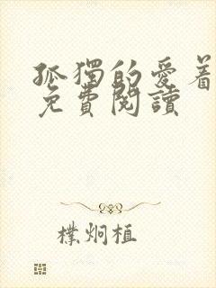 孤独的爱着全文免费阅读