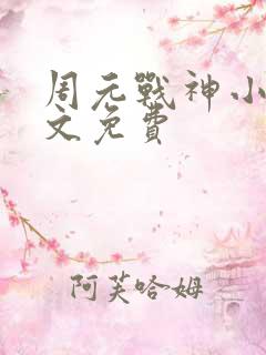 周元战神小说全文免费