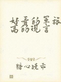 好看的军旅肉质高的现言