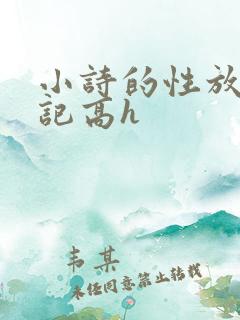 小诗的性放荡日记高h