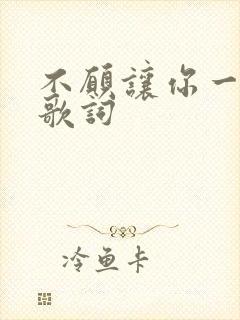 不愿让你一个人歌词