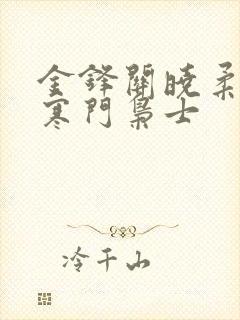 金锋关晓柔小说寒门枭士