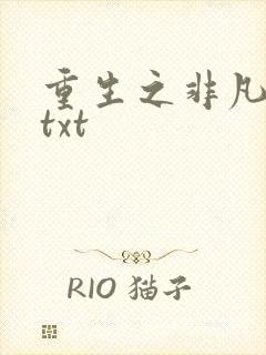 重生之非凡人生txt