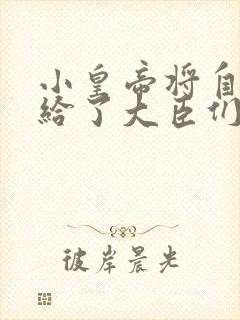 小皇帝将自己赏给了大臣们