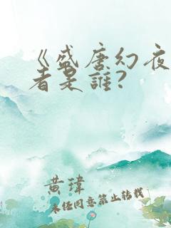 《盛唐幻夜》作者是谁?