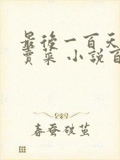 最后一百天BY卖菜 小说百度云