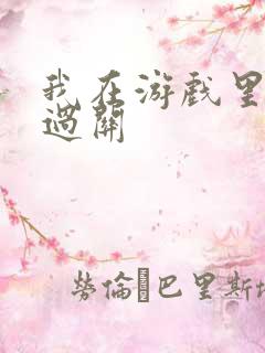 我在游戏里靠挨过关