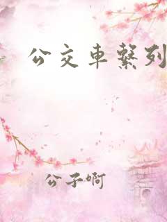 公交车系列说说