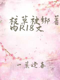 校草被绑着玩纯肉R18文