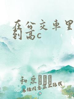 在公交车里c弄到高c