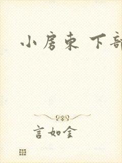 小房东 下部