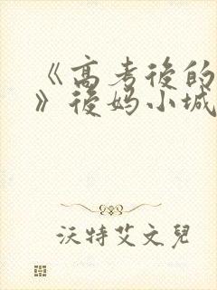 《高考后的假期》后妈小城