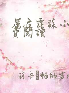 厉夜霆苏小汐免费阅读