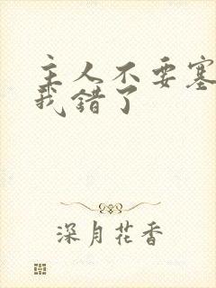 主人不要塞东西我错了