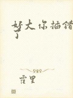 好大你插错地方了