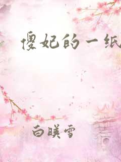 傻妃的一纸休书