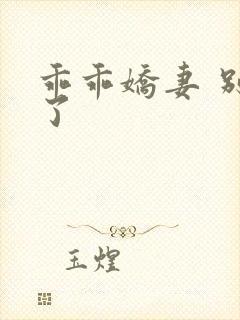 乖乖娇妻 别闹了